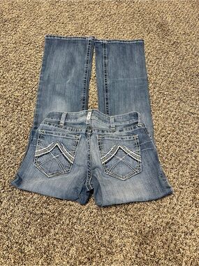 Ariat R.E.A.L. Women’s Blue Jeans Mid Rise Boot Cut-Size 30L